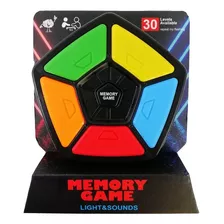 Memory Simon Dice Pentágono Juego De Memoria C/ Luz Y Sonido