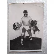 Antigua Fotografía Luchador Mister Flecha, Lucha Libre 50s