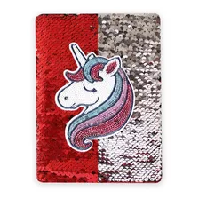 Squez Libreta Cuaderno Lentejuelamagica Reversible Unicornio