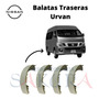 Balatas Tambor Traseras  Urvan Nv350 2013-2017 Original