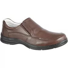 Sapato Masculino Em Couro Confort Plus Bmbrasil 2711