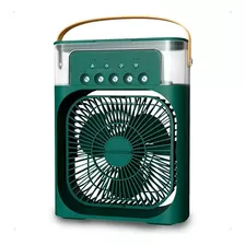 Mini Ar Condicionado Climatizador De Ar Frio Portátil Usb Cor Verde-musgo 110v/220v