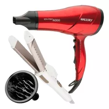 Secador De Cabelo 4000 Mallory Difusor Modelador 2x1 Bivolt