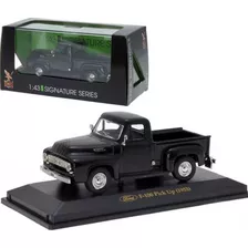 Miniatura Pick Up Ford F-100 1953 Preto Yatming 1/43