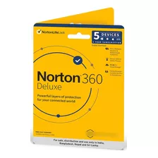 Norton 360 Deluxe 2024 Antivirus 5 Dispositivos 1 Año