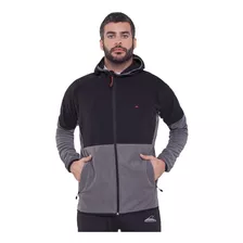 Campera Polar Hombre Montagne Field Bolsillos Con Cierre