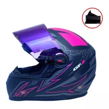 Capacete Gt 2 Preto Fosco + Viseira Camaleão Fw3 