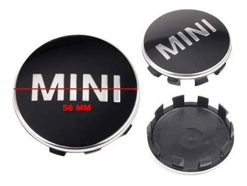 Par De Centros De Rin Mini Cooper F56 2019-2022 56 Mm Foto 2