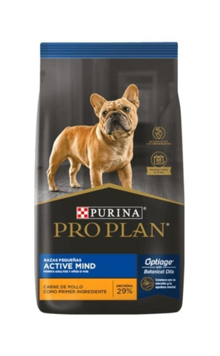 Alimento Pro Plan Optiage Active Mind 7+ Para Perro Senior De Raza  Pequeña Sabor Pollo Y Arroz En Bolsa De 1kg
