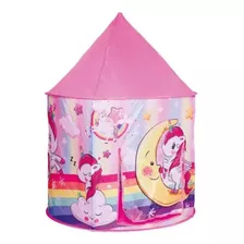 Barraca Castelo Infantil Unicórnio Rosa Samba Toys