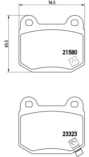 Balatas Traseras / Subaru Impreza Wrx Sti 2007 A 2012 Sm Foto 2