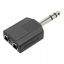 Plug Adaptador P10 Macho Para 2 P10 Femea Estereo