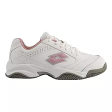 Zapatilla Escolar Juvenil Lotto - Court Bts1 Blanco Rosado