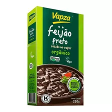 Feijão Preto Orgânico E Sem Glúten Vapza 250grs