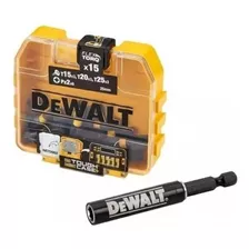 Set 15 Puntas + Adaptador Magnetico Dewalt Dt70522t-qz