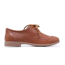 Sapato Sapatinha Oxford Feminino Couro Legitimo Confortavel