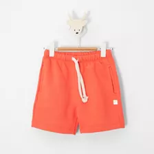 Short Niño/a Liso En Algodon Rustico C/ Bolsillos 2 A 8 Años