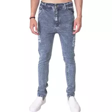 Pantalón Jean Elastizado Clásico De Hombre