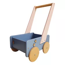 Andador Carrito Arrastre Caminador Bebes Montessori Pintado