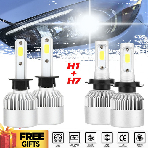 H1 H7 Kit De Focos Led Para Ford Luz Alta Y Baja 8000lm Foto 10