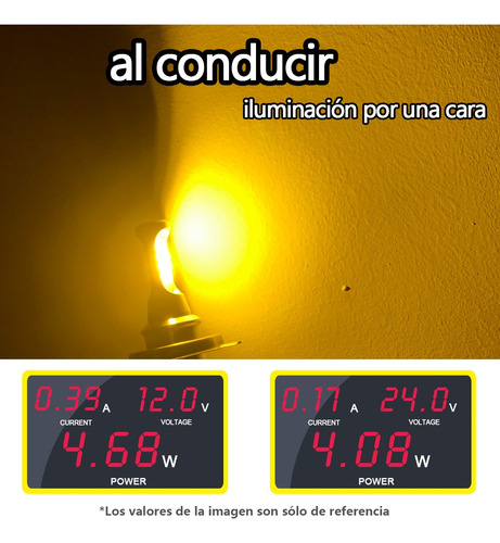 1 Foco Led H4 Motocicleta De Iluminacion 10-60v 3 Colores Foto 10