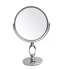 Rucci 7x-normal View Double-sided Chrome Stand Mirror