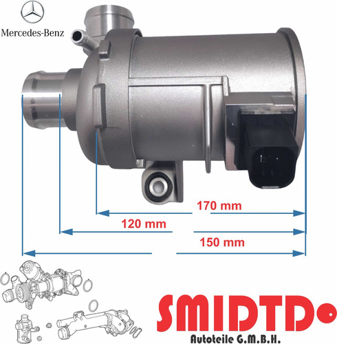 Bomba Agua Elctrica Mercedes-benz  C180 Coupe 1.5 2011-2019 Foto 5