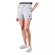 Short Le Coq Sportif Lifestyle Mujer Ess Gris Cli