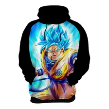 Blusa Moletom Personalizada Anime Dragon Ball, Goku 49