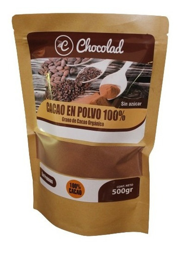 Cacao En Polvo 100%   Sin Azucar - L A - - L a $58