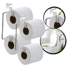 2x Suporte Papel Higiênico Duplo Caixa Acoplada Porta Papel