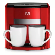 Cafeteira Portátil Multilaser Gourmet Be015 Semi Automática Vermelha De Filtro 220v