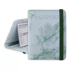 Porta Documentos Y Tarjetas De Pasaporte Blanco