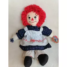 Peluche Original Raggedy Ann Applause Muñeca Trapo 42cm.. 