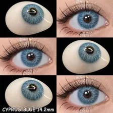 Pupilente Eyeshare Cyprus-blue 1 Año De Duración + Estuche.