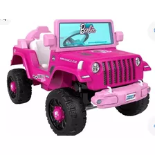 Fisher Price Power Wheels Vehículo Montable Barbie Color Rosa Claro
