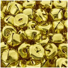 Guizo De Metal Artesanato Decoração Dourado 25mm 10pçs