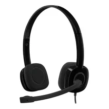 Audífonos Alámbrico Logitech H151 Negro 3.5mm