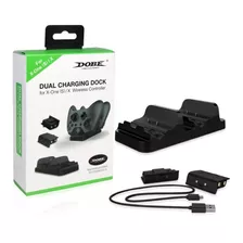 Base Carregadora + 2 Baterias Dobe Controle Xbox One + Usb