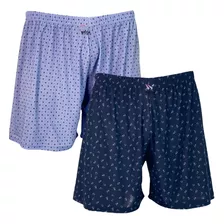 Kit 2 Samba Canção De Liganete Cueca Short Malha Fria Pijama