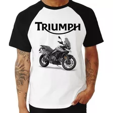 Camiseta Raglan Moto Triumph Tiger 900 Gt