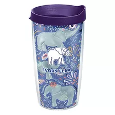 1329285ella Paisley Elefante Vaso Térmico Una Envoltur...