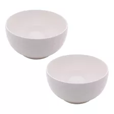 2 Tigelas Bowl De Porcelana Legítima Lyor New Bone 11x5x6cm