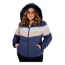 Jaqueta Plus Size Casaco Puffer Blusa Feminina Peluciada