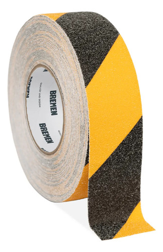 Cinta Antideslizante Bremen 50mm X 18m Amarilla Y Negra 8826 Amarillo Y Negro