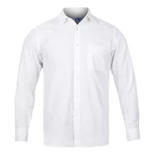 Camisa Clásica Manga Larga Blanca - Tallas (37 A 44)