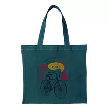 Cartera Tote Bag Diseño Original Bicicleta Vinatage