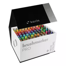 Plumones Karin Marker Brushmarker Mega Box Plus 72+3 Blender