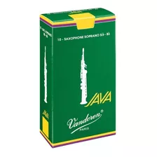 5 Palheta Vandoren Java Verde Sax Soprano 1.5 / 2 / 2.5 / 3