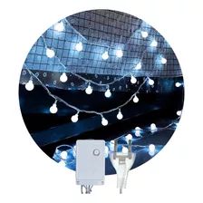 Luces De Navidad Y Decorativas Libercam Libercam Ldn-01 4m De Largo 220v - Blanco Con Cable Transparente